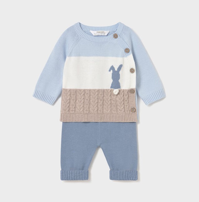 Conj. calça tricot bebe Mayoral