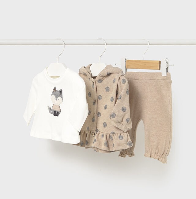 Conjunto 3 peças Bebe Mayoral