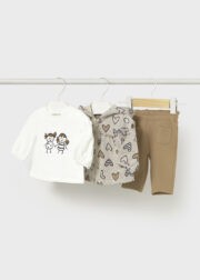 Conjunto 3 peças bebe Mayoral