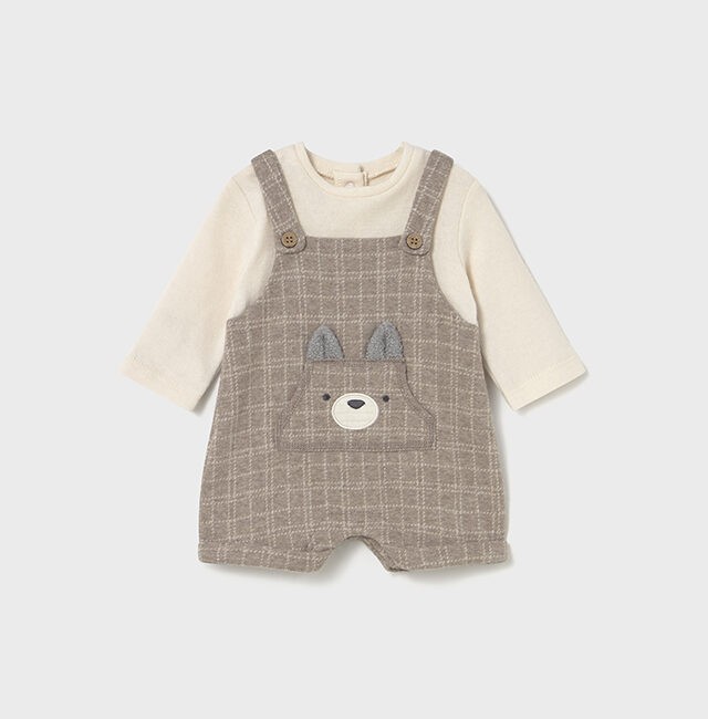 Conjunto jardineira bebe Mayoral