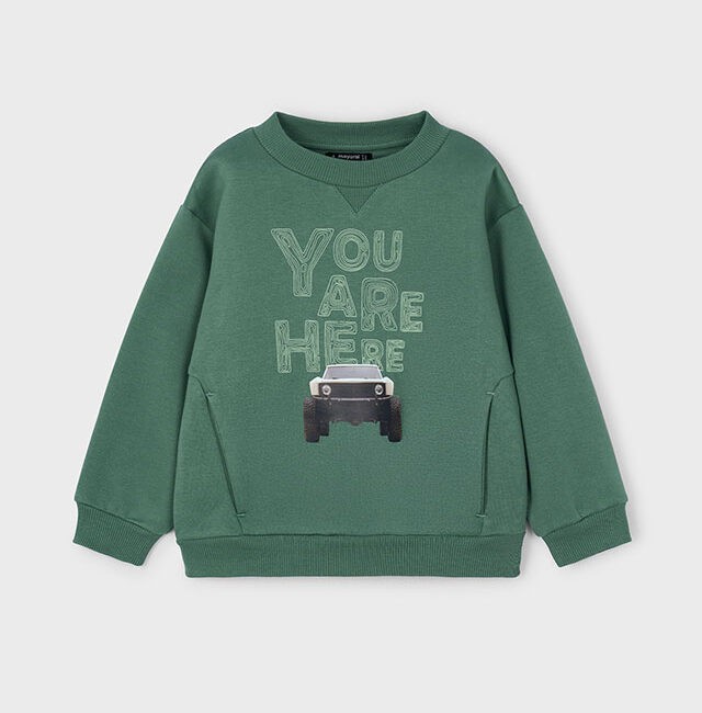 Sweat serigrafia carro Mayoral