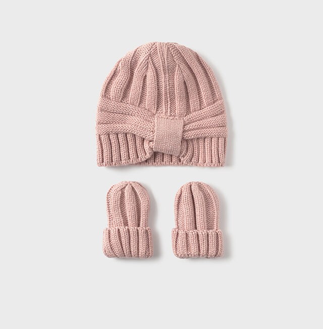 Conjunto gorro e luvas Mayoral