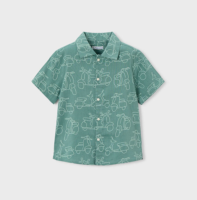 Camisa m/curta estampada Mayoral