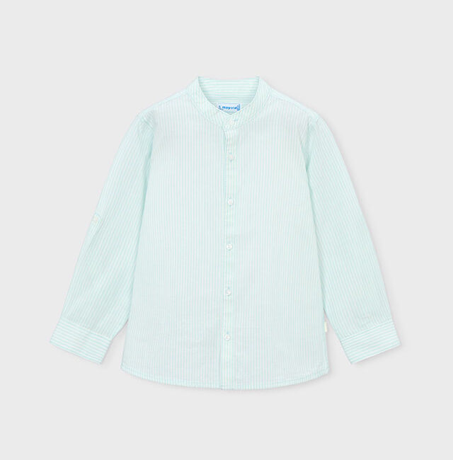 Camisa m/comp. riscas Mayoral